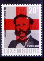 Luxembourg 1989 MNH, Henry Dunant, Red Cross, Nobel Peace - Henry Dunant