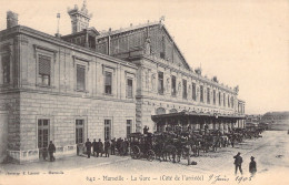 CPA - FRANCE - 13 - MARSEILLE - La Gare - Côté De L'arrivée - Non Classés