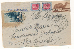 1936 COLONIE ITALIANE ERITREA AEREOGRAMMA DA POSTA MILIATARE 120 M - Eritrée