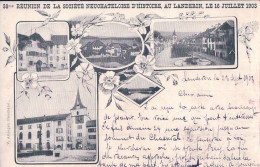 Le Landeron NE, 38ème Réunion De La Société D'Histoire 1903, 5 Vues (23.9.1903) - Le Landeron