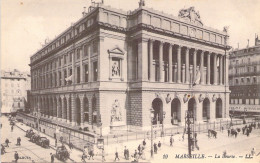 CPA - FRANCE - 13 - MARSEILLE - La Bourse - Animée - Unclassified