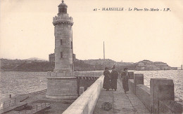 CPA - FRANCE - 13 - MARSEILLE - Le Phare Ste Marie - Non Classés