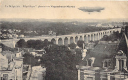 FRANCE - 94 - NOGENT SUR MARNE - Dirigeable République Planant Sur Nogent Sur Marne - Carte Postale Ancienne - Nogent Sur Marne