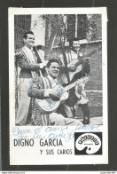 Autographe - Dédicace - Digno Garcia Y Sus Carios - Paraguay - Harpe - Andere & Zonder Classificatie