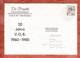 PU 111/31 Schloss Wolfsburg, Die Pinzette Kulmbach, Marktleuthen Nach Coburg 1980 (21452) - Sobres Privados - Usados
