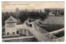 PECQ - Le Pont Et La Route De La Gare - Pecq