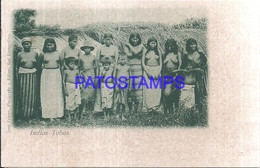 111985 PARAGUAY COSTUMES NATIVE INDIOS TOBAS POSTAL POSTCARD - Paraguay