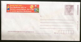 India 2009 Sardar Patel Envelope With Consumer Rights Advt. MINT # 6977 - Enveloppes