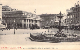 CPA - FRANCE - 33 - BORDEAUX - Place De La Comédie - Bordeaux