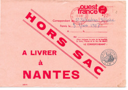 Curiosité Sur Lettre EMA Courrier De Presse Posté En Dernière Minute, HORS-SAC -3 3 87 - Storia Postale