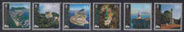 Gibraltar 2012 Europa CEPT Visit To Gibraltar Port Castle Lighthouse Cave ... Set Of 6 Stamps Mint - 2012