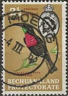 BECHUANALAND 1961 Birds - 2½c. Scarlet-chested Sunbird FU - 1885-1964 Protectorado De Bechuanaland