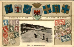 PHILATÉLIE - Carte Postale Avec Représentation De Timbres Français - L 146412 - Timbres (représentations)