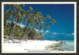 COOK. Carte Postale écrite. Beautiful Cook Islands Beaches. - Isole Cook