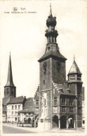 BELGIQUE - Tielt - Markt - Halletoren En H Hartbeeld - Carte Postale Ancienne - Tielt