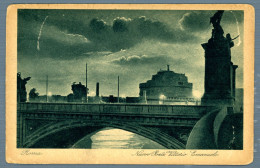 °°° Cartolina - Roma N. 2389 Ponte Vittorio Emanuele Formato Piccolo Viaggiata °°° - Bruggen