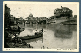 °°° Cartolina - Roma N. 2390 Ponte E Castel S. Angelo Formato Piccolo Viaggiata °°° - Bridges