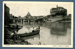 °°° Cartolina - Roma N. 2390 Ponte E Castel S. Angelo Formato Piccolo Viaggiata °°° - Ponti