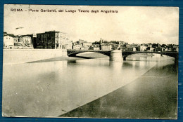 °°° Cartolina - Roma N. 2393 Ponte Garibaldi Formato Piccolo Viaggiata °°° - Ponts