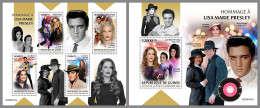 GUINEA REP. 2023 MNH Lisa Marie Presley Elvis Presley Michael Jackson M/S+S/S - OFFICIAL ISSUE - DHQ2333 - Elvis Presley