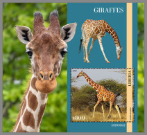 LIBERIA 2023 MNH Giraffes Giraffen Girafes S/S II - IMPERFORATED - DHQ2333 - Giraffe