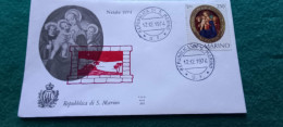 SAN MARINO 12/12/74 Natale - Express Letter Stamps