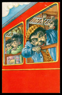 * Cpsm - MECKI - Mecki Dans Le Train - Hérisson - Hérissons - Egels - Egel - Hedgehogs - Serie N° 305 - 1960 - Mecki