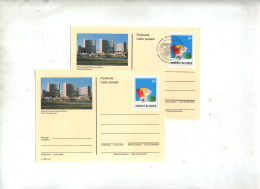 Carte Postale 4 Logo Fdc + Neuf Illustré - Lettres & Documents