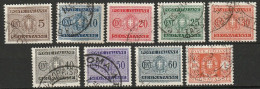 1934 Italia Porto (segnatasse). Michel 24-32 Used, Usato  - Strafport