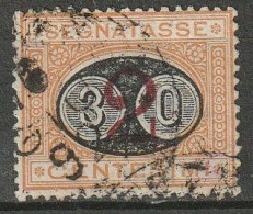 1890/91 Italia Porto (segnatasse). 30c Auf 2C  Michel 17 Used, Usato  - Segnatasse