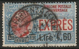 1924 Italia EXPRESS 1,60 Auf 1,20 Michel #205 Used - Exprespost