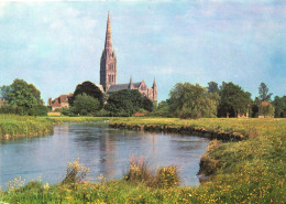 SALISBURY CATHEDRAL, WILTSHIRE, RIVER AVON, CHURCH, UNITED KINGDOM - Salisbury