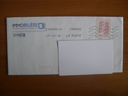 Marianne Ciappa Sur Enveloppe Lettre Suivie - Lettres & Documents