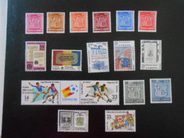 ANDORRE ESPAGNE YT 139/157 ANNEE INCOMPLETE(manque N°156)  1982** - Collections