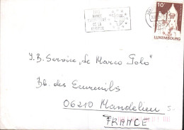 LUXEMBOURG SEUL SUR LETTRE POUR LA FRANCE 1985 - Lettres & Documents