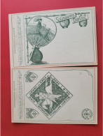 Stenographie Duployé , 2 Cartes 1900  , A Ruet Et F Moineau - Autres & Non Classés