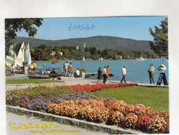 D3453) Alpenseebad VELDEN Am Wörthersee - Seepromenade - Segelboote Personen U. Schiff - Velden