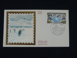 Aviation Survol Du Pole Nord Flight Over Noth Pole Byrd & Amundsen FDC Monaco 1976 - Esploratori E Celebrità Polari