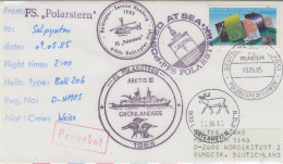 Germany FS Polarstern Heli Flight From Polarstern To Salpynten Spitsbergen 09.05.1985 (SX150) - Polar Flights
