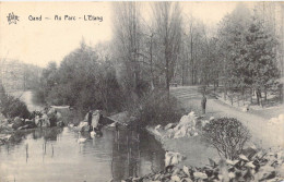 BELGIQUE - Gand - Au Parc - L'Etang - Carte Postale Ancienne - Gent