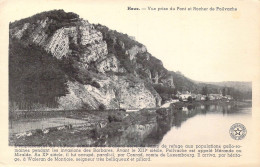 BELGIQUE - Houx - Vue Prise Du Pont Et Rocher De Poilvache - Carte Postale Ancienne - Yvoir