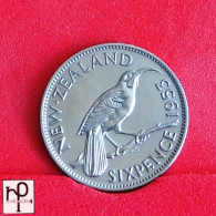 NEW ZEALAND 6 PENCE 1953 -    KM# 26,1 - (Nº56241) - Nieuw-Zeeland