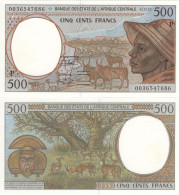 CHAD (C.A.S.) 500 Francs 2000 UNC, P-601 (P) - Tschad