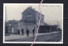 PHOTO MERCHTEM PEISEGEM STATIE GARE Vlaamse Brabant REPRO - Merchtem