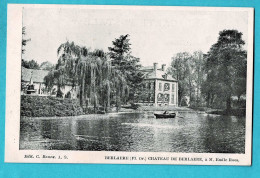 * Berlare - Berlaere (Oost Vlaanderen) * (Edit C. Baune A 9) Chateau De Berlaere, à M. Emile Roos, étang, Kasteel - Eeklo