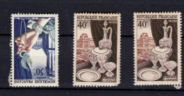 Timbres Neufs**  De France  Année  1954 N° 973 Et 972 (un Timbre Non Compté Manque Une Dent) - Unused Stamps