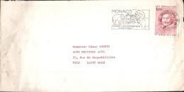 MONACO SEUL SUR LETTRE POUR LA FRANCE 1977 - Lettres & Documents