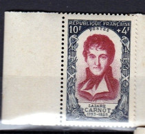 Timbre Neuf**  De France  Année  1950 N° 869 Carnot, Bord De Feuille - Unused Stamps