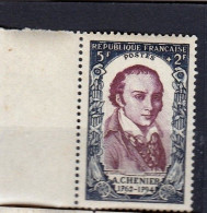 Timbre Neuf**  De France  Année  1950 N° 867 Chénier, Bord De Feuille - Unused Stamps