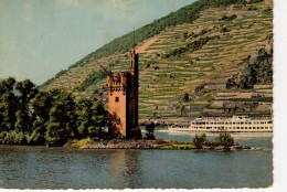 Rheim Binger Mäuseturn  Timbrée De Koblenz Coblence En 1962 ( Bateau Promenade , - Rhein-Hunsrueck-Kreis